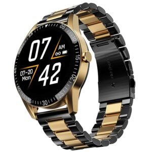 Fire-Boltt Talk Round Bluetooth Calling Smart Watch, 1.39”TFT Display, AI Outfit Watch Face, 2 Looks in 1 Watch, Extra Straps at ₹99, 120+ Sports Modes, Smartwatch for Men & Women (Black)